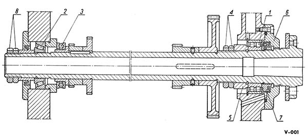 Шпиндель токарно-гвинторізного верстата TUE-40 Шпиндель токарно-гвинторізного верстата TUE-40